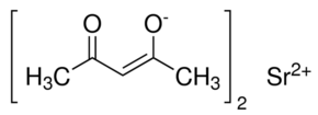 Strontium 2,4-pentanedionate - CAS:12193-47-4 - Bis(2,4-pentanedionato)strontium (II) hydrate, strontium acetylacetonate hydrate